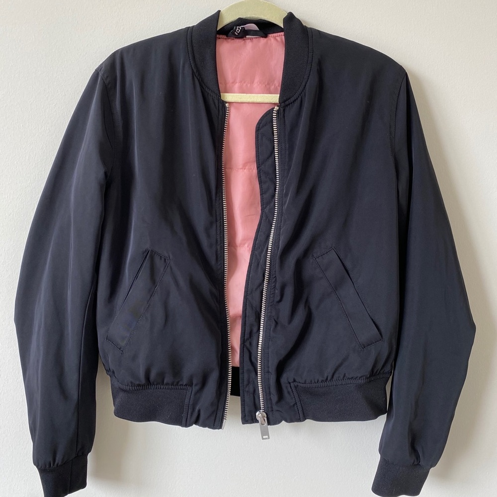 Black Bomber Jacket